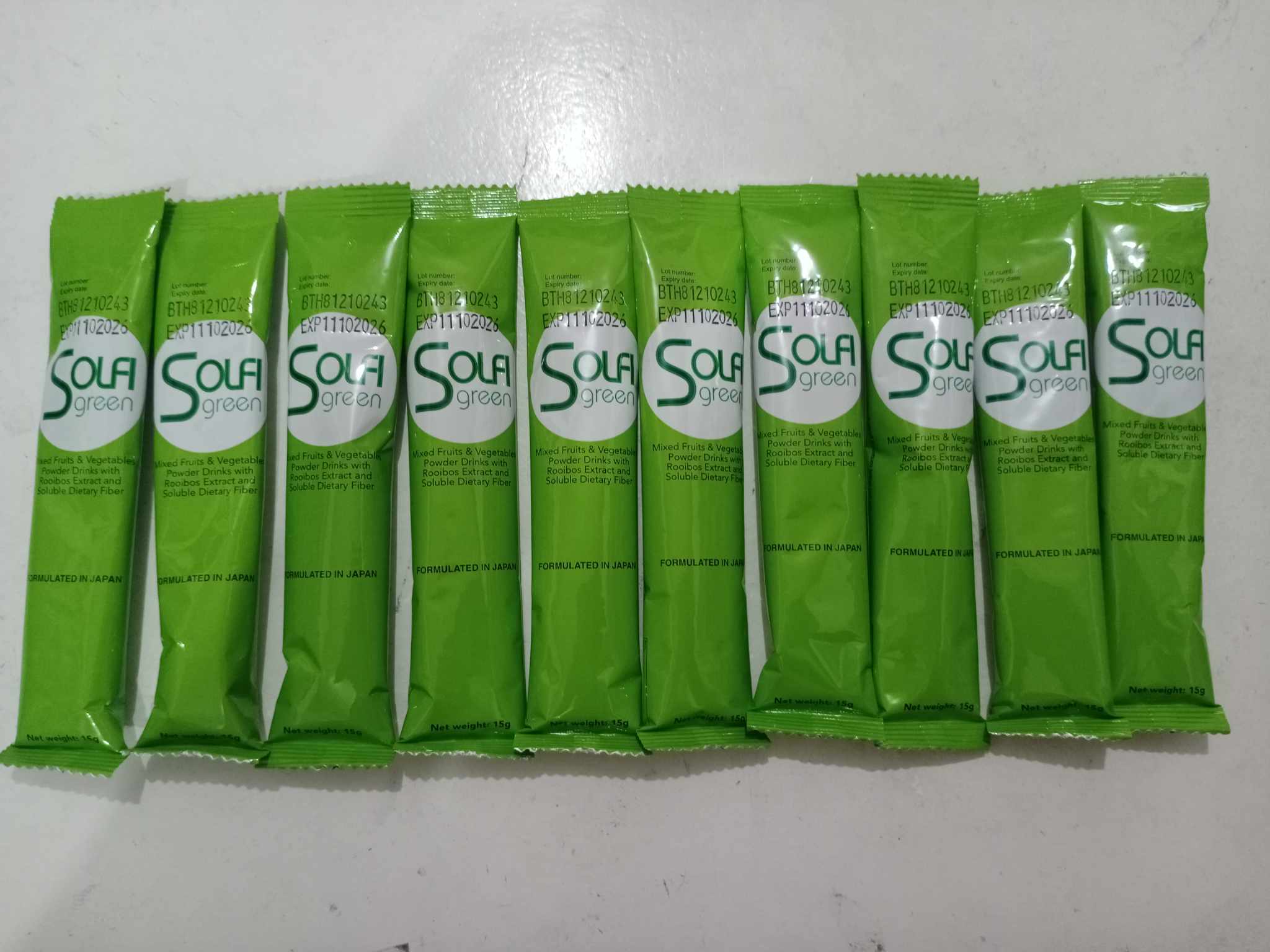Solfi SOLFI GREEN Loose Sachets of 5's or 15's - Expiry November 2026 ...